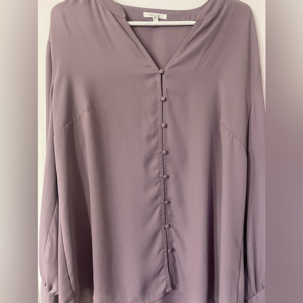Maurices-blouse-pale-purple-size-XL